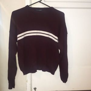 Brandy Melville maroon sweater